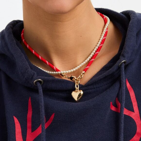 ROXANNE ASSOULIN The Mini Happy Heart Charm in SIENNA  firm price - Picture 9 of 12